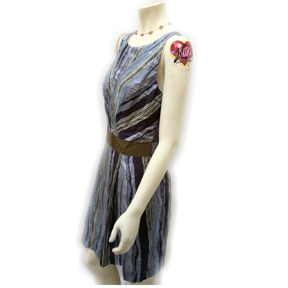 { Anthropologie } hype Silk Dress size 8 - Picture 3 of 7